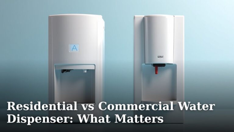 Residential vs Commercial Water Dispenser: What Matters