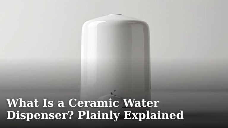 What Is a Ceramic Water Dispenser? Plainly Explained