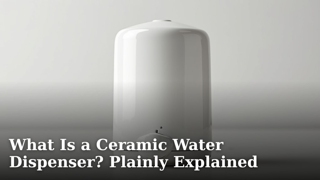 What Is a Ceramic Water Dispenser? Plainly Explained
