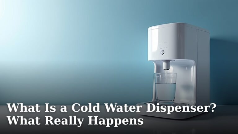 What Is a Cold Water Dispenser? What Really Happens