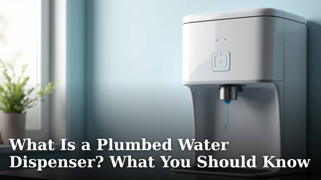 What Is a Plumbed Water Dispenser? What You Should Know