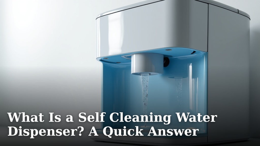 What Is a Self Cleaning Water Dispenser? A Quick Answer