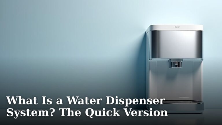What Is a Water Dispenser System? The Quick Version