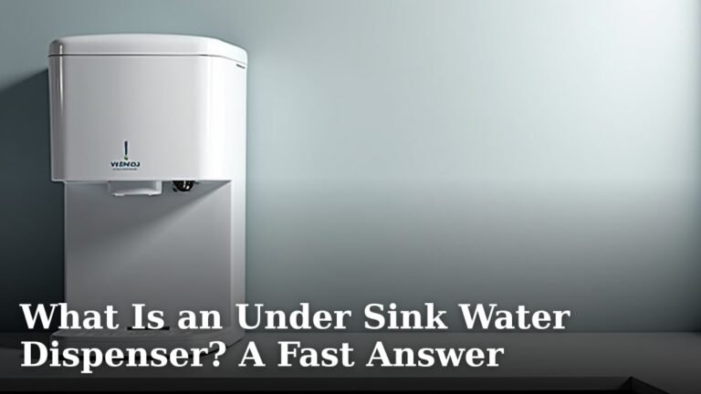 What Is an Under Sink Water Dispenser? A Fast Answer